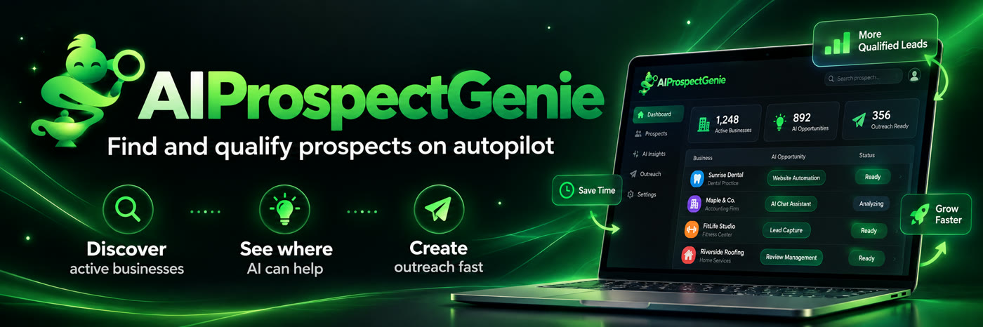 AI Prospect Genie product shot