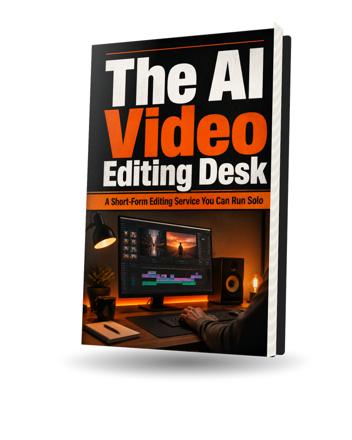 The AI Video Editing Desk cover