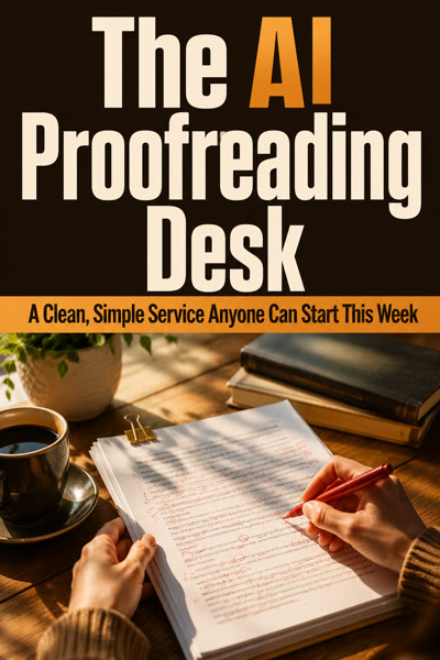 The AI Proofreading Desk cover