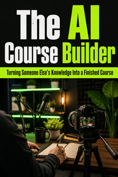The AI Course Builder cover