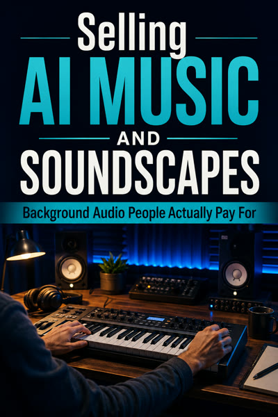 Selling AI Music and Soundscapes cover