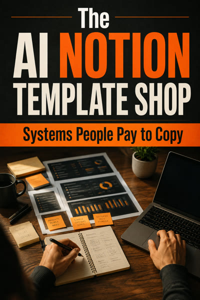 The AI Notion Template Shop cover
