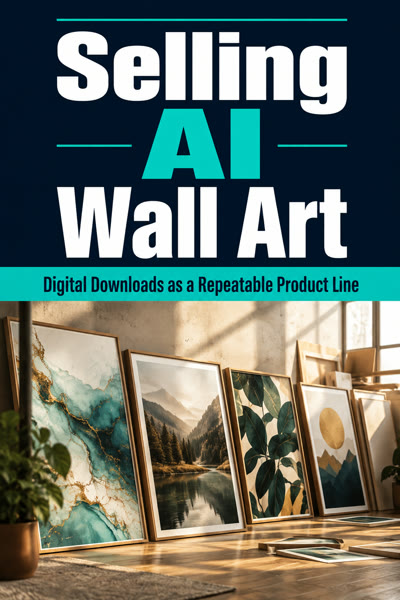 Selling AI Wall Art cover