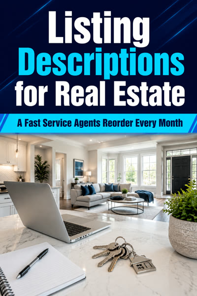Listing Descriptions for Real Estate cover