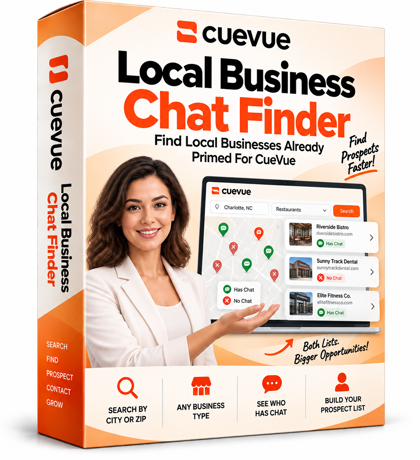 Local Business Chat Finder mockup