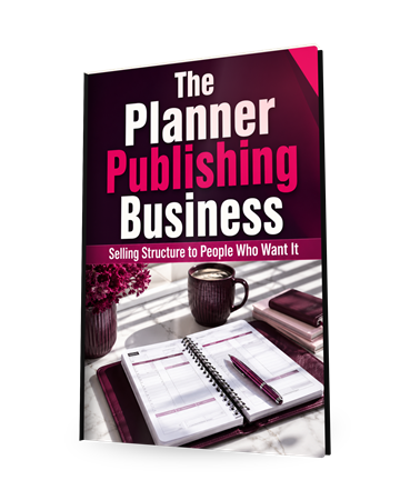 The Planner Publishing Business mockup