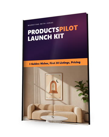 ProductsPilot Launch Kit mockup