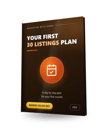 Your First 30 Listings Plan cover