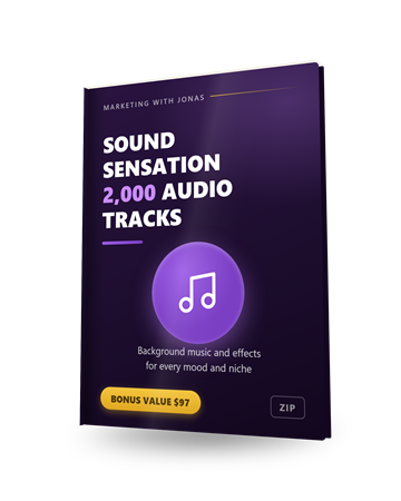 Sound Sensation: 2,000 Premium Audio Tracks and Effects mockup