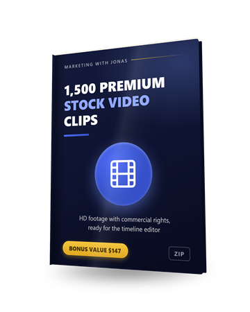 1,500 Premium Stock Video Clips (Commercial Rights) mockup