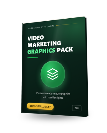 Video Marketing Graphics Pack (Reseller Rights) mockup