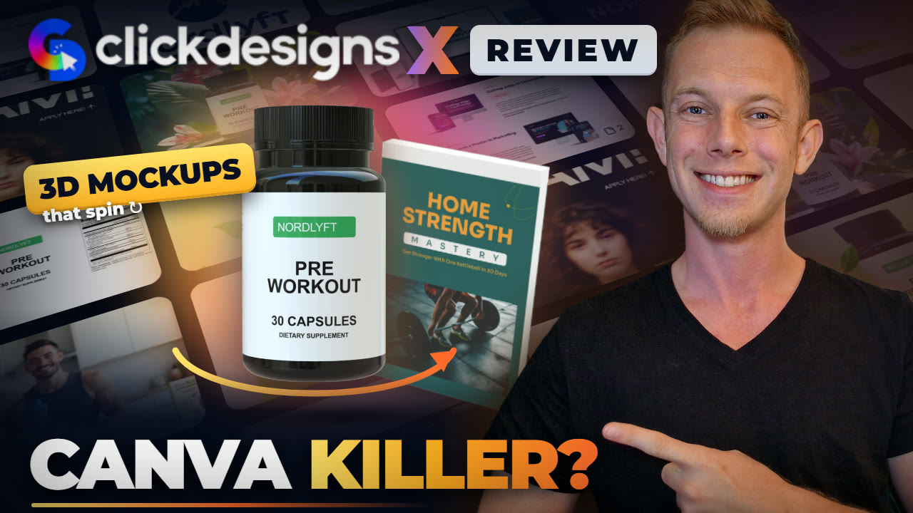ClickDesigns X review video thumbnail