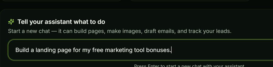 3. Command screenshot