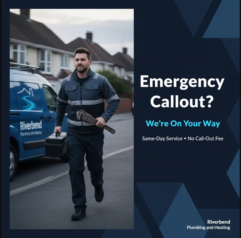 An on-brand social image generated by Done On Command for a plumbing business