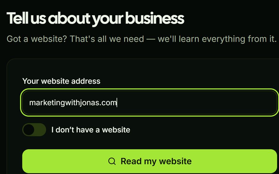 1. Create a business screenshot